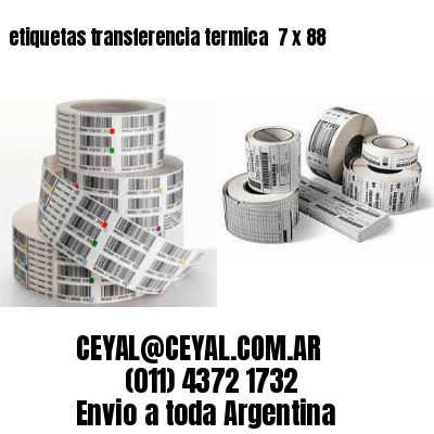 etiquetas transferencia termica  7 x 88