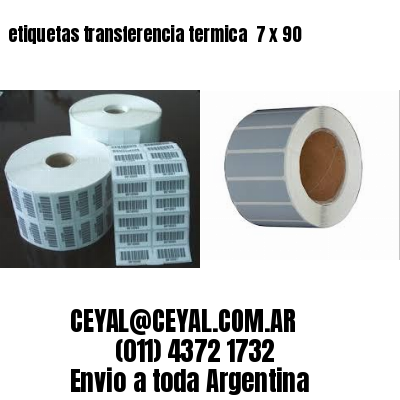 etiquetas transferencia termica  7 x 90