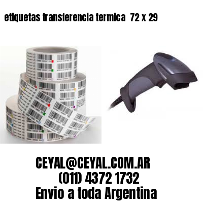 etiquetas transferencia termica  72 x 29