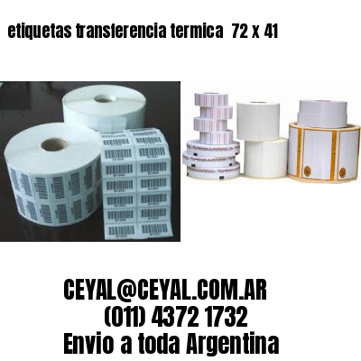 etiquetas transferencia termica  72 x 41