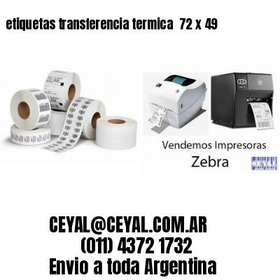 etiquetas transferencia termica  72 x 49