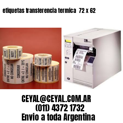 etiquetas transferencia termica  72 x 62