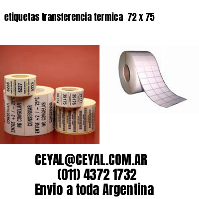 etiquetas transferencia termica  72 x 75