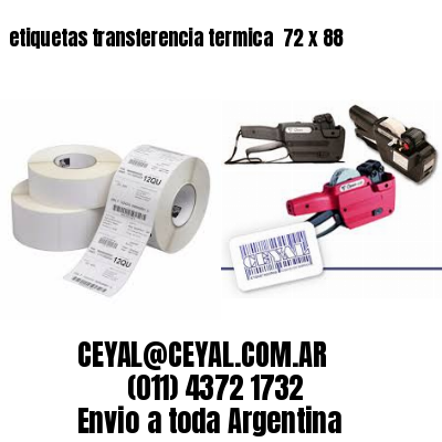 etiquetas transferencia termica  72 x 88