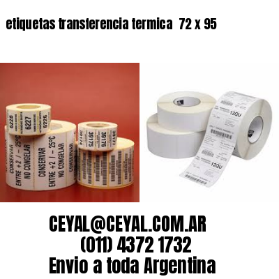 etiquetas transferencia termica  72 x 95