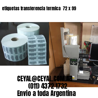 etiquetas transferencia termica  72 x 99
