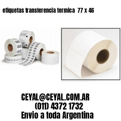 etiquetas transferencia termica  77 x 46