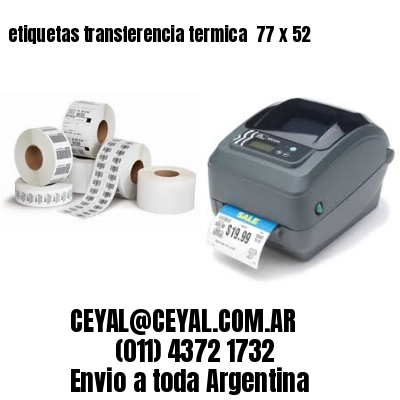 etiquetas transferencia termica  77 x 52