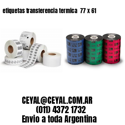 etiquetas transferencia termica  77 x 61