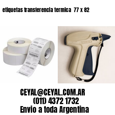 etiquetas transferencia termica  77 x 82