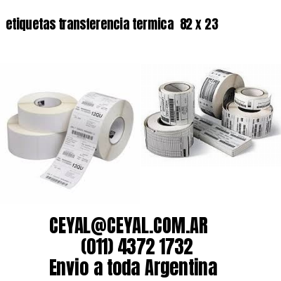 etiquetas transferencia termica  82 x 23