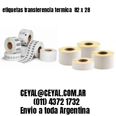 etiquetas transferencia termica  82 x 28