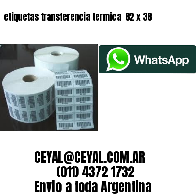etiquetas transferencia termica  82 x 38