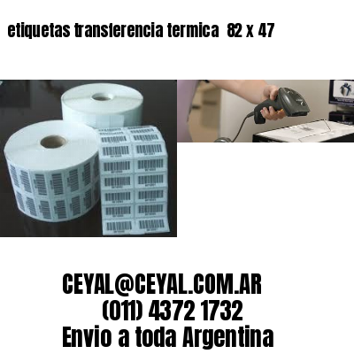 etiquetas transferencia termica  82 x 47
