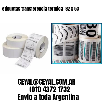 etiquetas transferencia termica  82 x 53