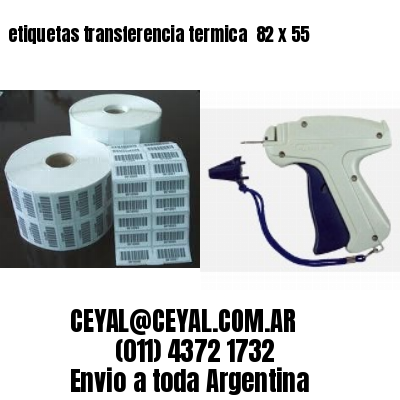 etiquetas transferencia termica  82 x 55