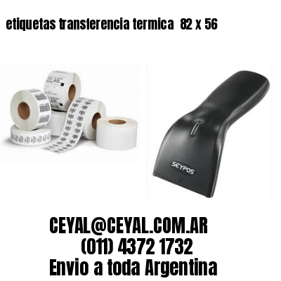 etiquetas transferencia termica  82 x 56