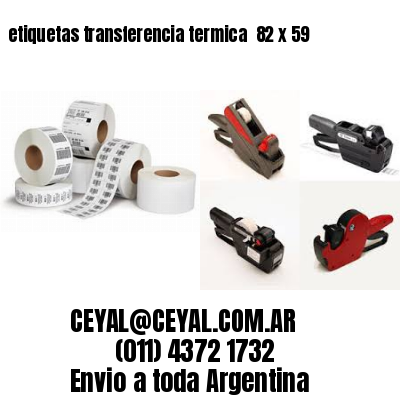 etiquetas transferencia termica  82 x 59