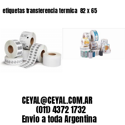 etiquetas transferencia termica  82 x 65