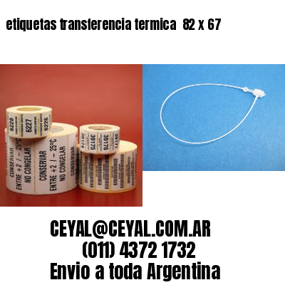 etiquetas transferencia termica  82 x 67