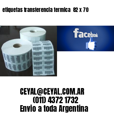 etiquetas transferencia termica  82 x 70