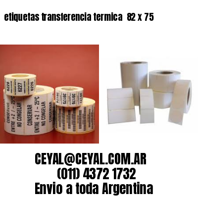 etiquetas transferencia termica  82 x 75