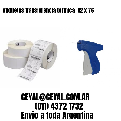etiquetas transferencia termica  82 x 76