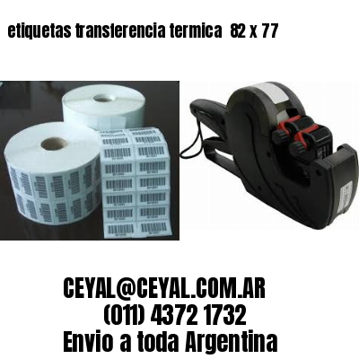 etiquetas transferencia termica  82 x 77