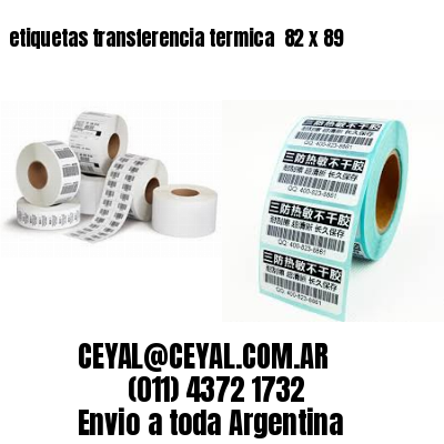 etiquetas transferencia termica  82 x 89