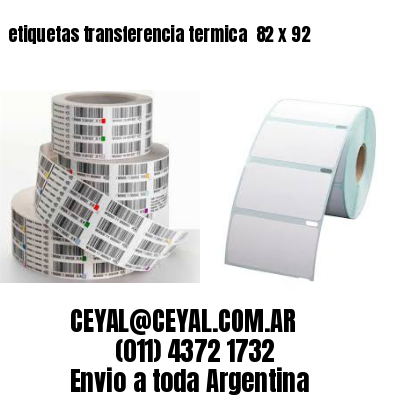 etiquetas transferencia termica  82 x 92
