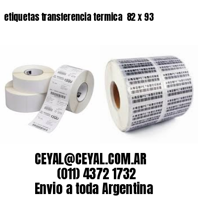 etiquetas transferencia termica  82 x 93