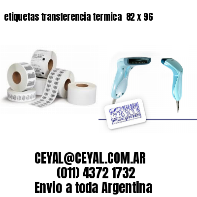etiquetas transferencia termica  82 x 96