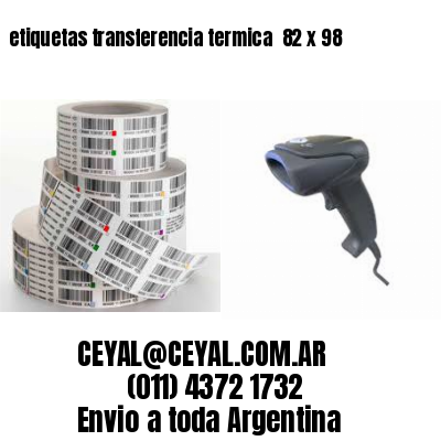 etiquetas transferencia termica  82 x 98
