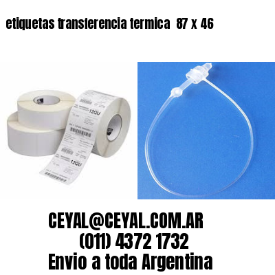 etiquetas transferencia termica  87 x 46