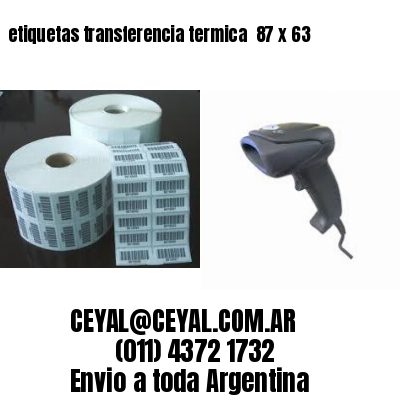 etiquetas transferencia termica  87 x 63