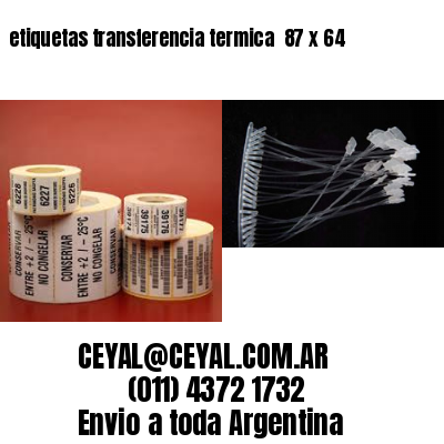 etiquetas transferencia termica  87 x 64