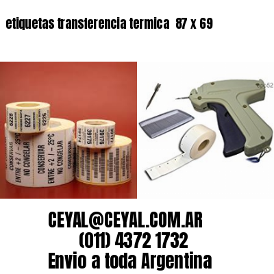 etiquetas transferencia termica  87 x 69