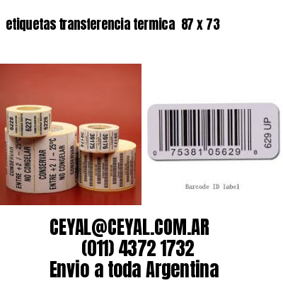etiquetas transferencia termica  87 x 73