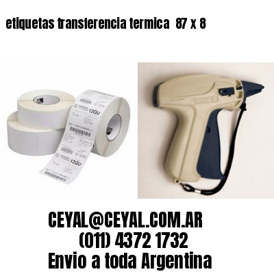 etiquetas transferencia termica  87 x 8