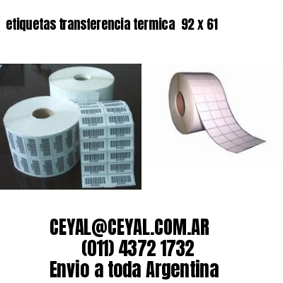 etiquetas transferencia termica  92 x 61