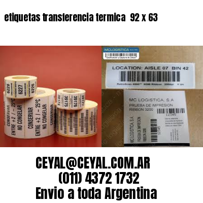 etiquetas transferencia termica  92 x 63