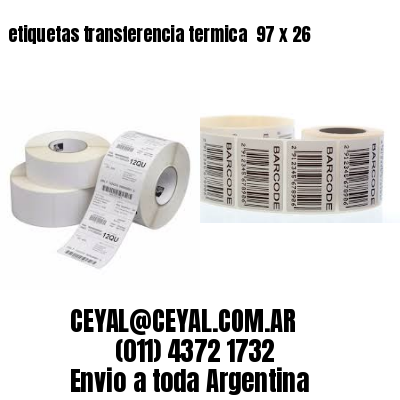 etiquetas transferencia termica  97 x 26