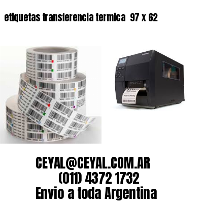 etiquetas transferencia termica  97 x 62