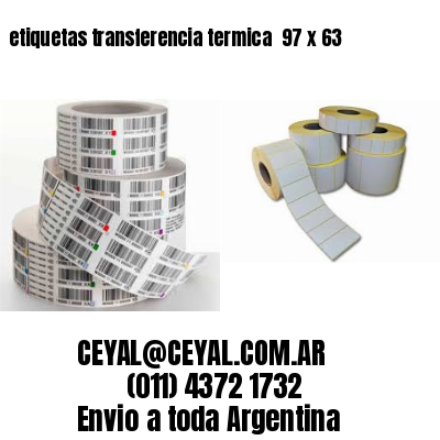 etiquetas transferencia termica  97 x 63
