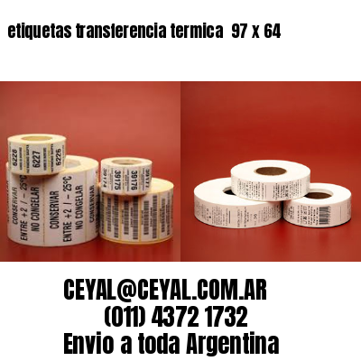 etiquetas transferencia termica  97 x 64