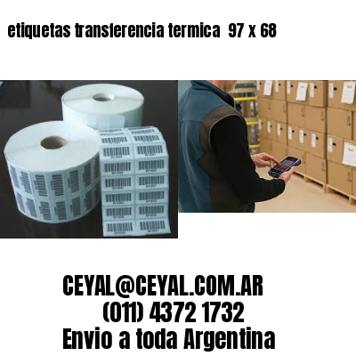 etiquetas transferencia termica  97 x 68
