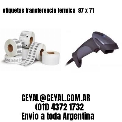 etiquetas transferencia termica  97 x 71