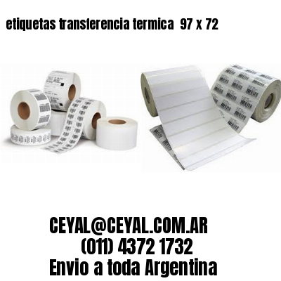 etiquetas transferencia termica  97 x 72