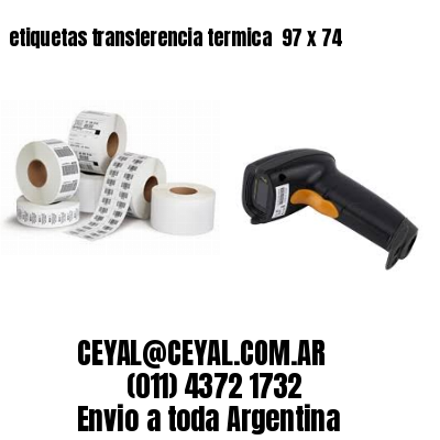 etiquetas transferencia termica  97 x 74