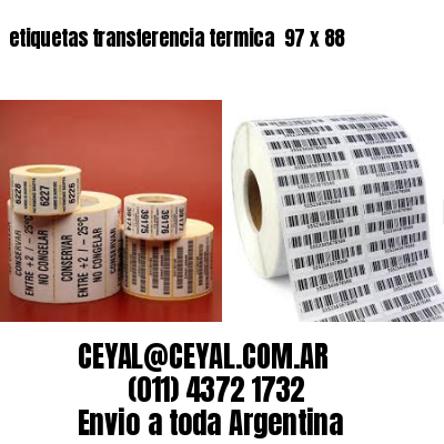 etiquetas transferencia termica  97 x 88